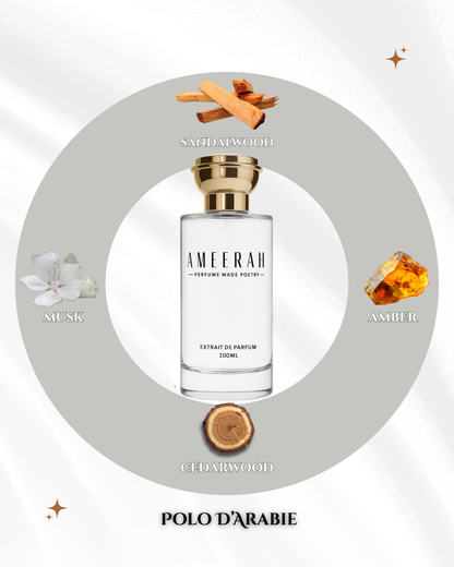 Polo D'Arabie | Warm Woody & Musk Cologne